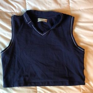 Urban Outfitters crop tank with collar